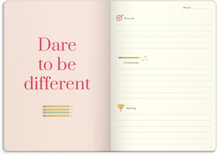 Dream & Do - odaterad kalender 