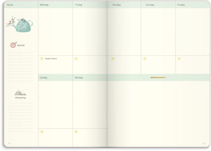 Dream & Do - odaterad kalender 