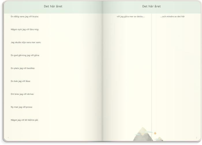 Dream & Do - odaterad kalender 
