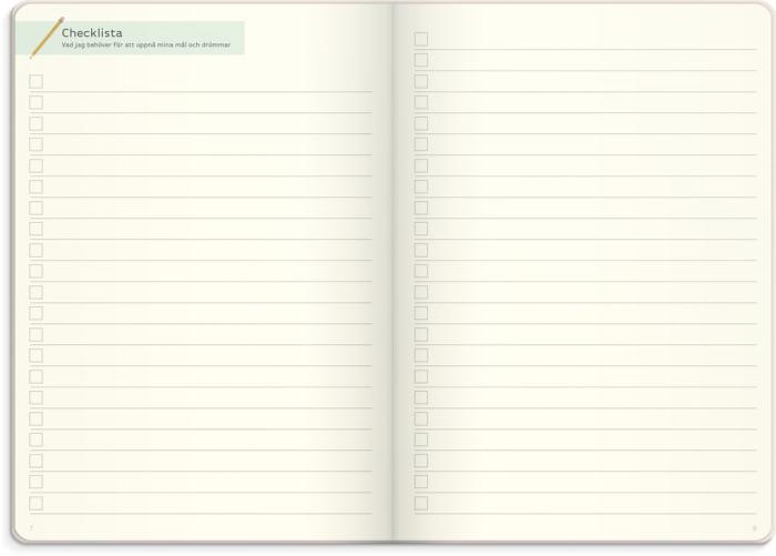 Dream & Do - odaterad kalender 
