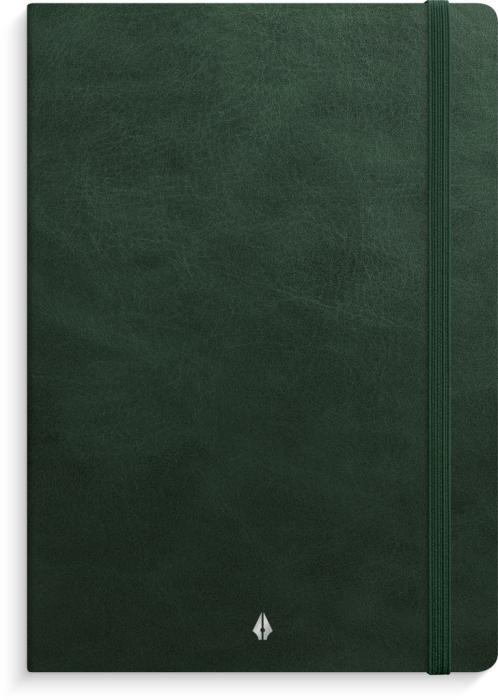 Notebook Deluxe A5 dark green 