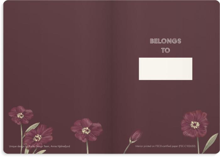 Notebook Deluxe A5 Burgundy