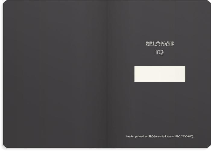 Notebook Deluxe A6 Black