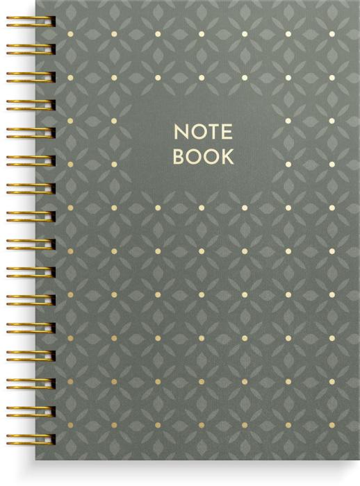 Notebook A5 Green pattern