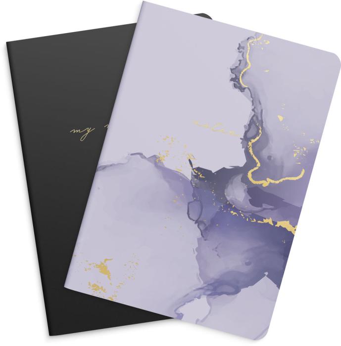 Notebook Lilac & Black 2-pack 