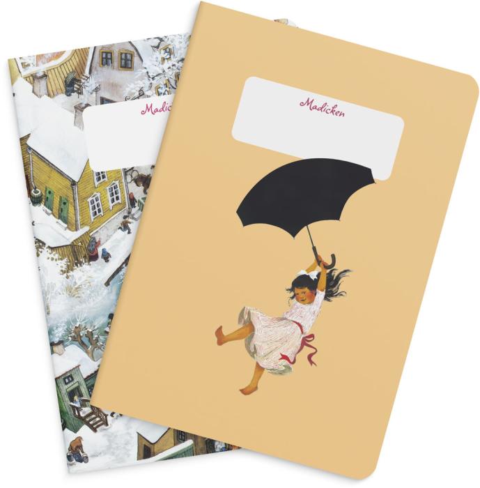 Anteckningsbok Madicken 2-pack Astrid Lindgren & Ilon Wikland