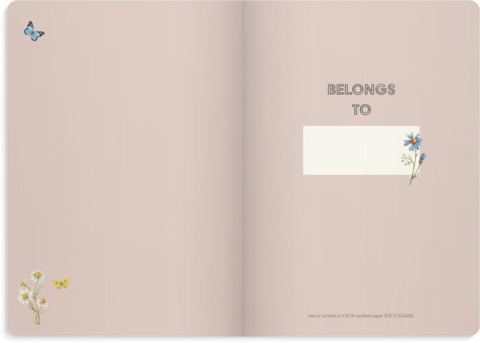 Notebook Deluxe A5 Pink Meadow