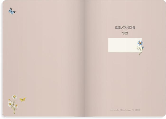 Notebook B5 Deluxe Pink Meadow