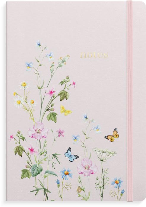 Notebook B5 Deluxe Pink Meadow