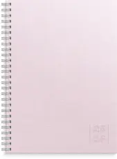 Kalender Senator A5 Textile rosa 2025-2026