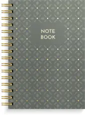 Notebook A5 Green pattern