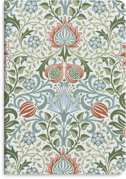 Notebook Blue & Flower 2-pack 