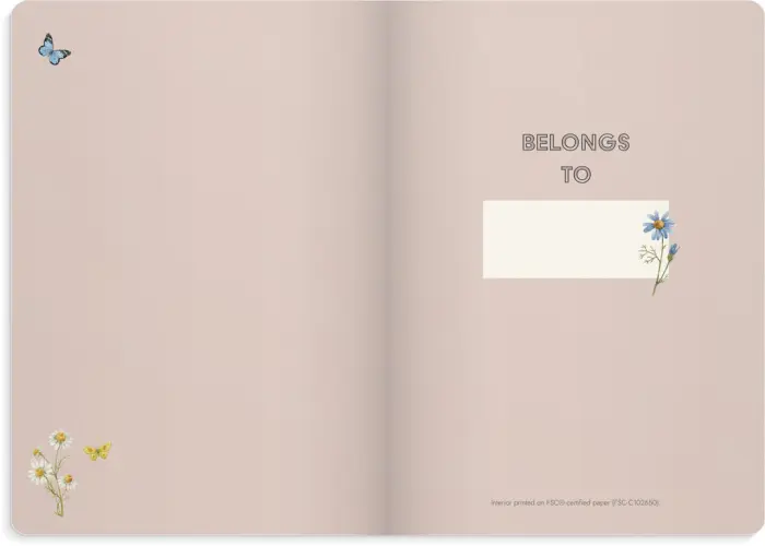 Notebook Deluxe A5 Pink Meadow