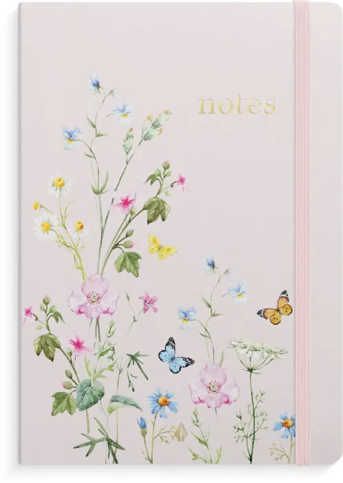 Notebook Deluxe A5 Pink Meadow