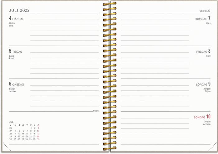 Kalender 22/23 Senator A6 Gobi plommon