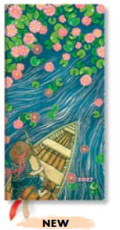 Kalender Paperblanks Slim Horizontal Lotus River 2027