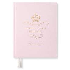 Coffe Table Journal Royal Dusty Rose