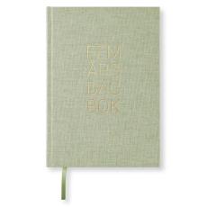 5-&aring;rsdagbok Green Leaf 