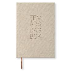 5-&aring;rsdagbok Rough Linen