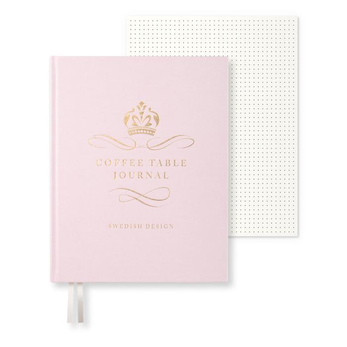 Coffe Table Journal Royal Dusty Rose