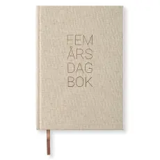 5-&aring;rsdagbok Rough Linen
