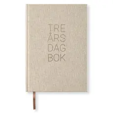 3-&aring;rsdagbok A5 Rough Linen
