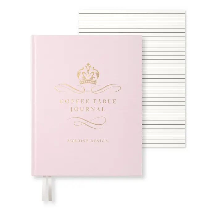 Coffe Table Journal Royal Dusty Rose