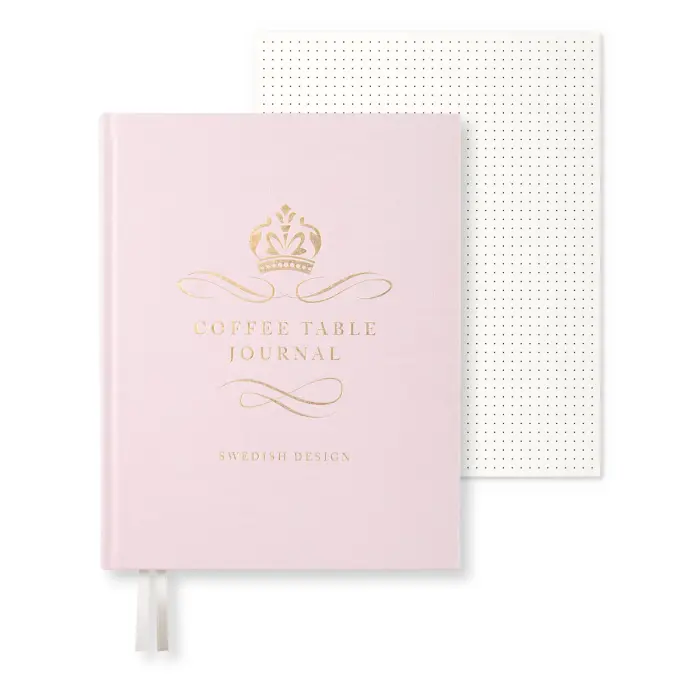 Coffe Table Journal Royal Dusty Rose