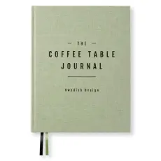 Coffe Table Journal Clean Green Leaf