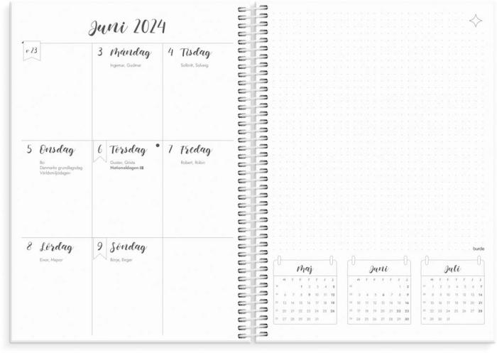 Kalender Doodle B5 2023-2024
