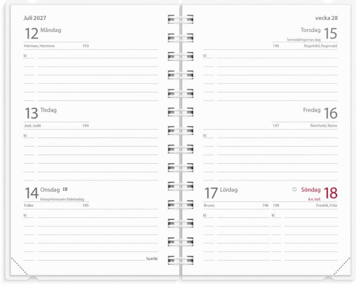 Kalender Compact 4i1 2026-2027