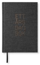 1-&aring;rsdagbok A5 Transparent Black 