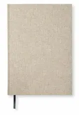Linjerad Notebook A4 192 sidor Rough Linen