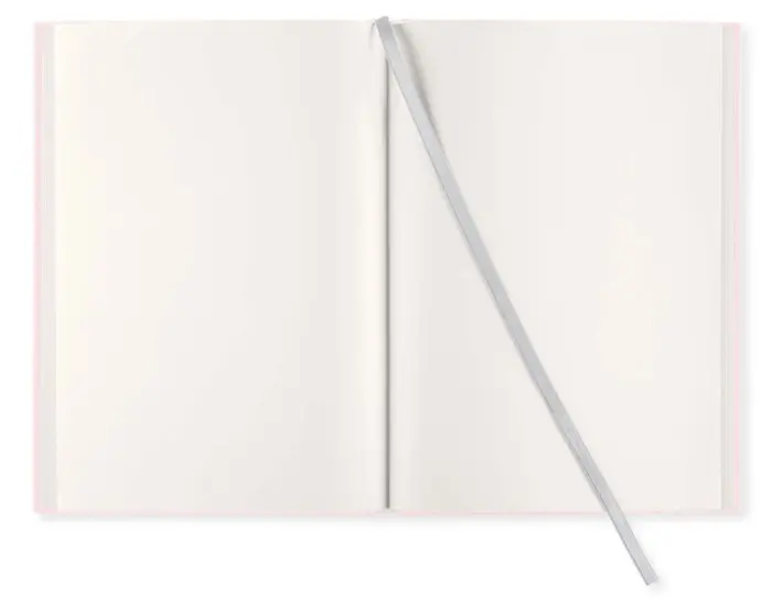 Olinjerad Blank Book A5 - 128 sidor Dusty Rose