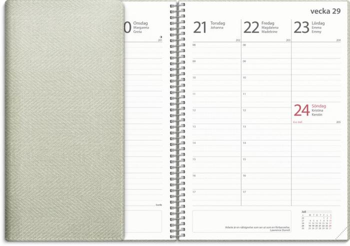 Kalender 22/23 Study A5 Twist grön