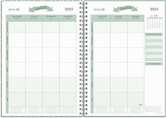 Life Planner Wellness A5 2023-2024