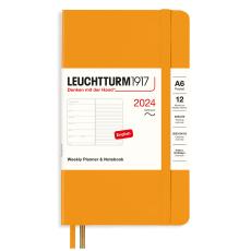 Kalender Leuchtturm1917 vecka/notes Soft A6 Rising Sun 2024