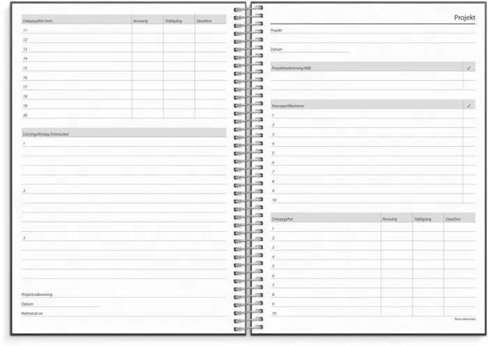 Kalender Business VIP konstläder 2027