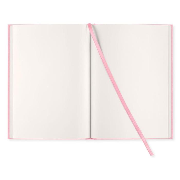 Olinjerad Blank Book A5 - 128 sidor Tea Rose