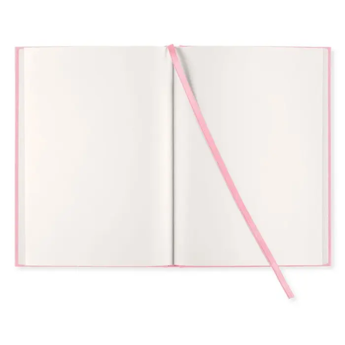Olinjerad Blank Book A5 - 128 sidor Tea Rose