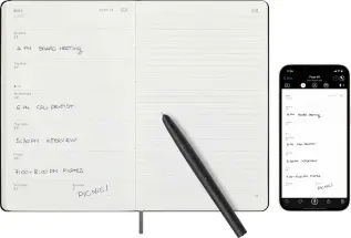 Smart Digital Planner 12M Week Note Large Svart 2026