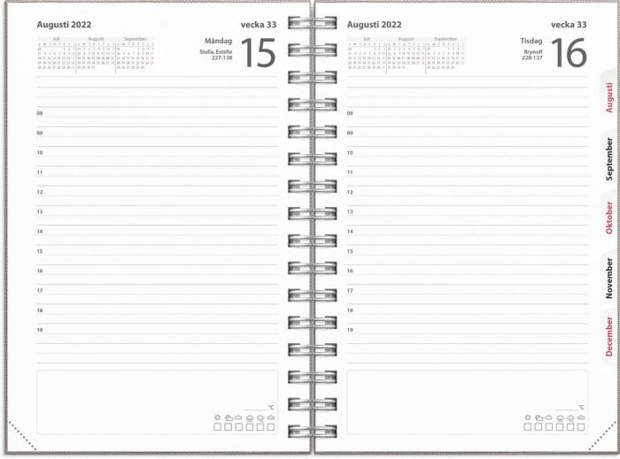 Kalender 22/23 Dagbok A5 Nomad beige