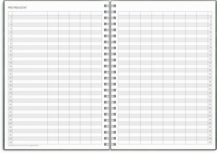 Kalender Study A5 Twist grön 2026-2027