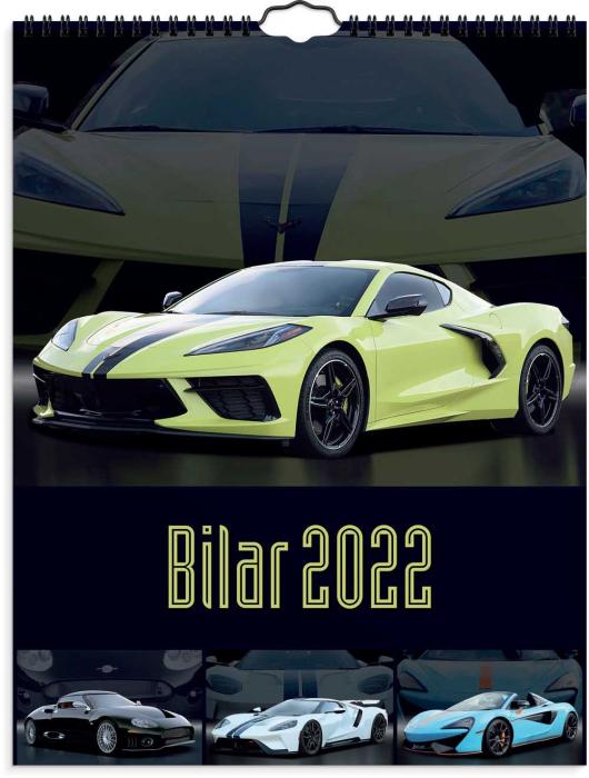 Väggkalender Bilar 2022