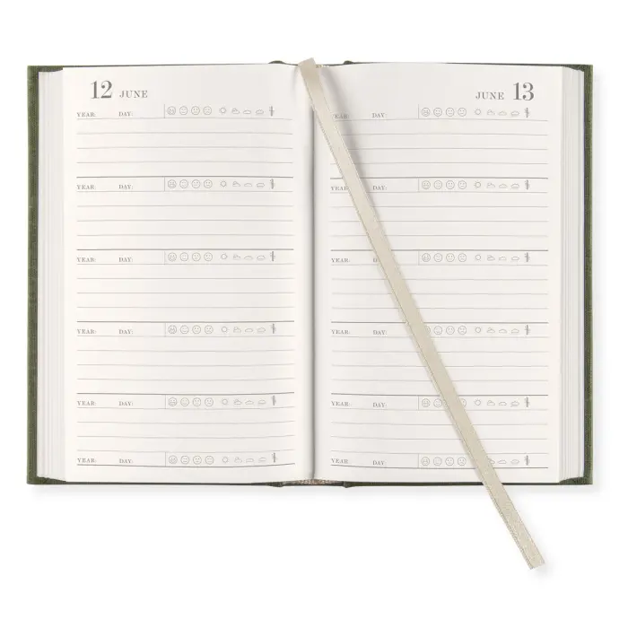 Five Year Diary Pocket Khaki Green