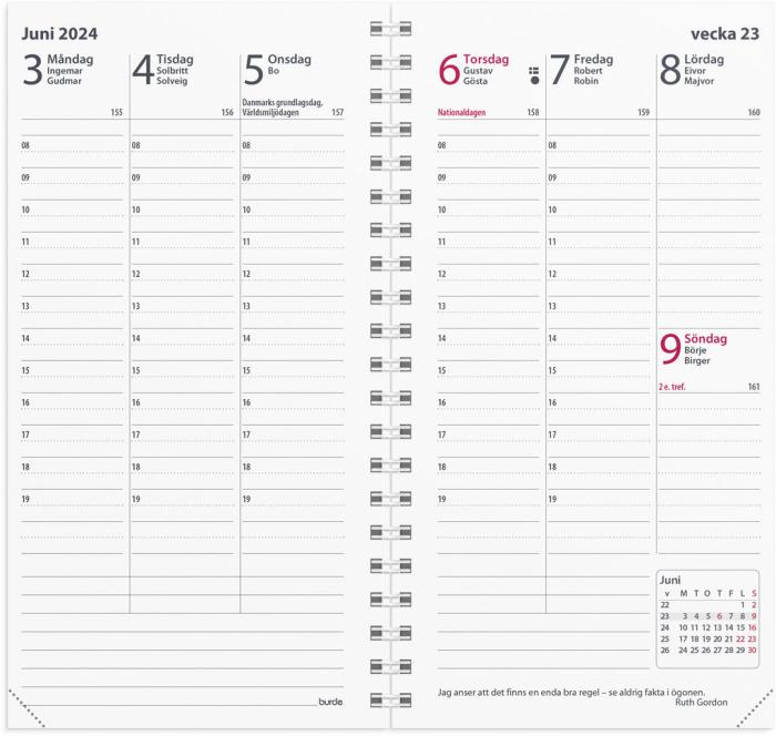 Planner kalendersats Interplano II 2024