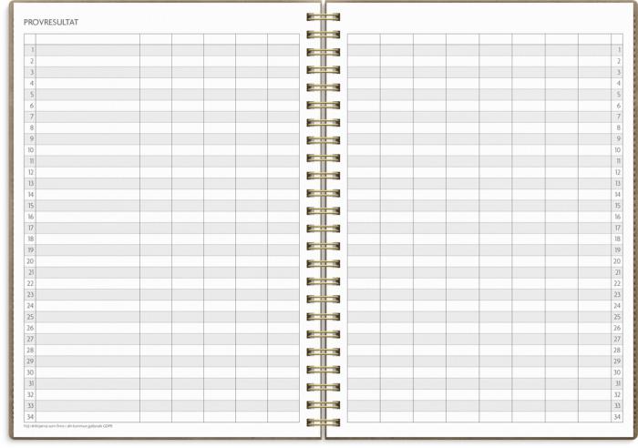Kalender Study A5 Twist mocca 2026-2027