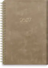 Kalender Study A5 Twist mocca 2026-2027