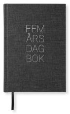 5-&aring;rsdagbok Transparent Black