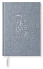 10-&aring;rsdagbok - denim